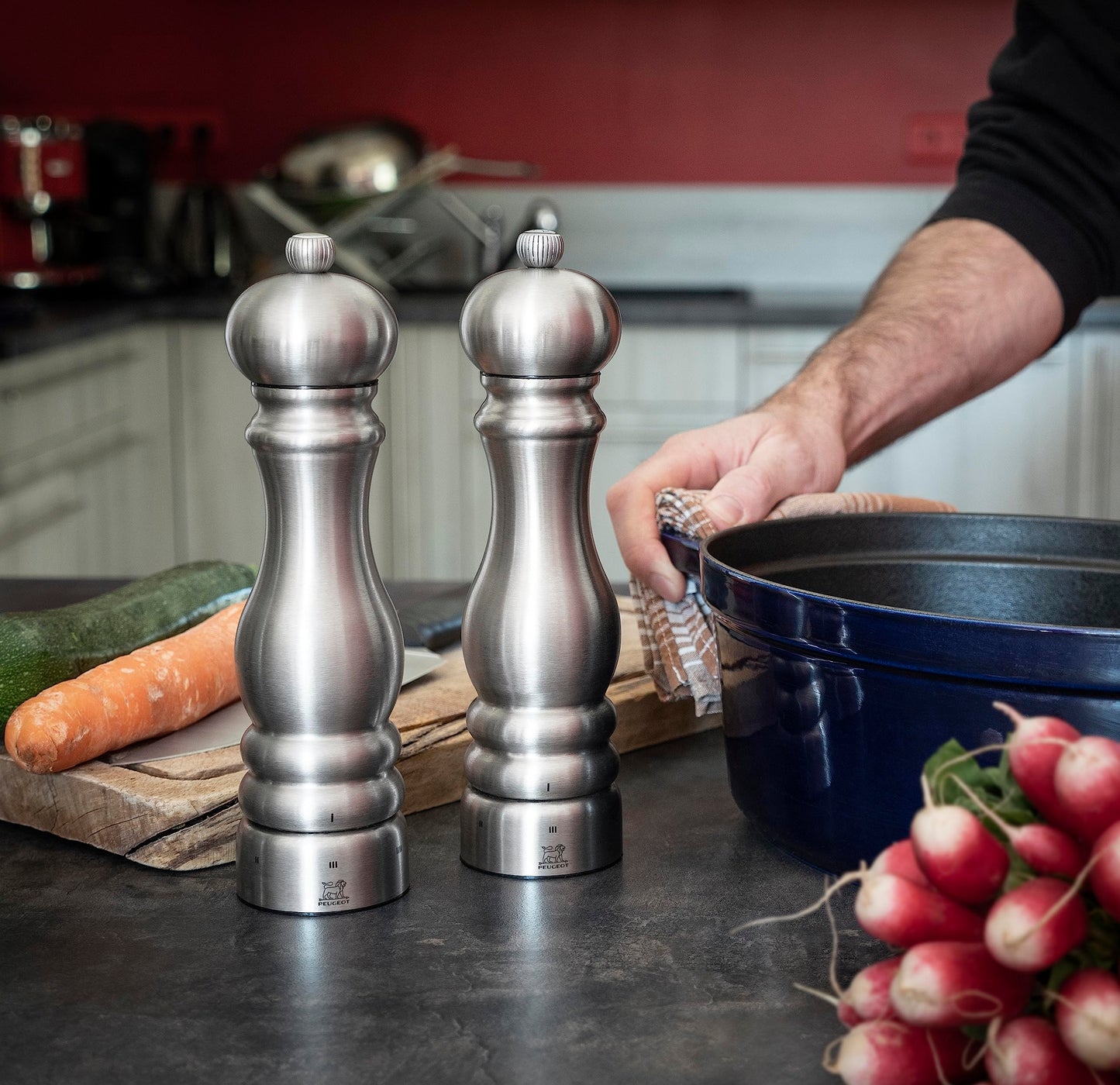 Peugeot Paris Chef u'Select Stainless Steel 22cm - 8 3/4" Salt Mill