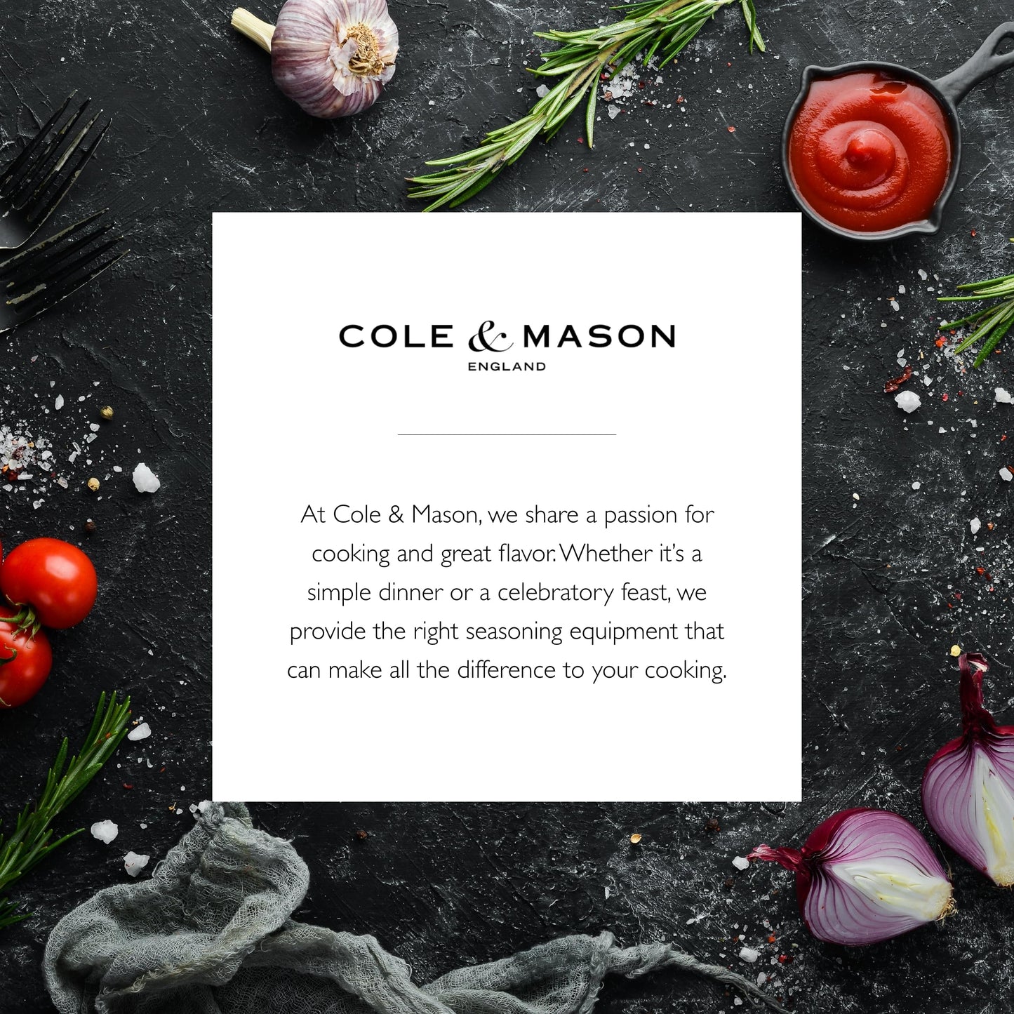 COLE & MASON Derwent Pepper Grinder - Gunmetal Mill Includes Gourmet Precision Mechanism and Premium Peppercorns
