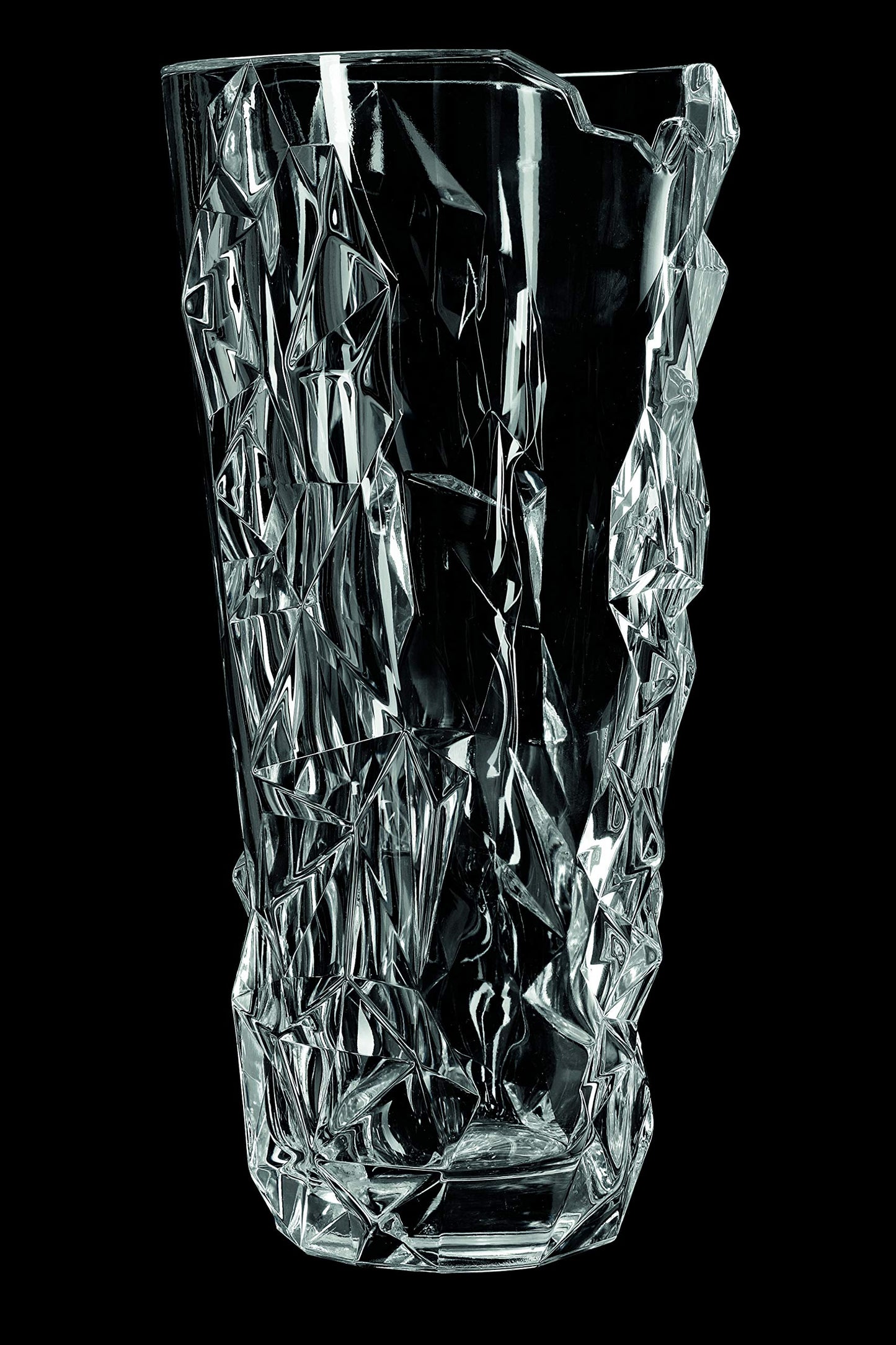 Spiegelau & Nachtmann Sculpture Collection, Crystal Vase, 13-Inch, Decorative Glass Vase for Flowers, Home Décor, and Centerpieces, Makes a Great Wedding, or Housewarming Gift, Clear